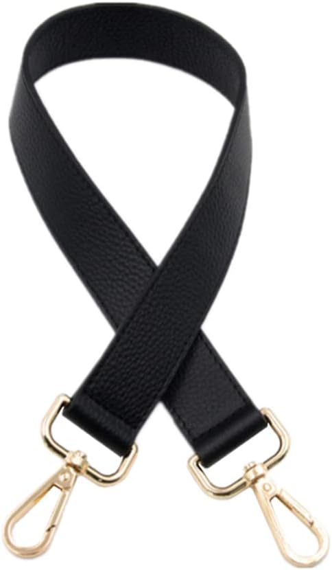 ESUPPORT Purse Straps Replacement Leather Handbags Shoulder Bag Wallet DIY 24.80 Inch Long (Black)...