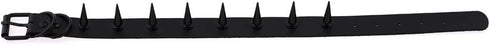 Unisex Multicolor Simulated Leather PU Black-tone/Silver-tone Spikes Rivets Spiked Punk Rock Gothic Choker Collar Necklace...