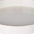 Benjara Sturdy Wooden Round Tray, White...