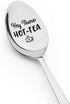 Hey There Hot Tea Spoon for Women Men Christmas Birthday Gifts for Tea Lover Best Friend Mom Dad Xmas Presents for Husband Boyfriend Him Valentine...