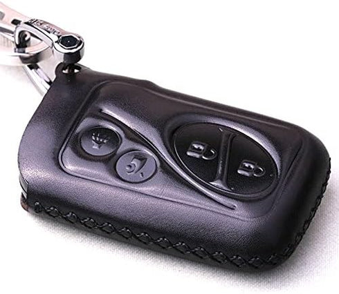 Italian Leather Key Fob Cover Case holder compatible with Lexus ES RX GX GS KS RX350 GX460 ES350 GS ISC IS LS...