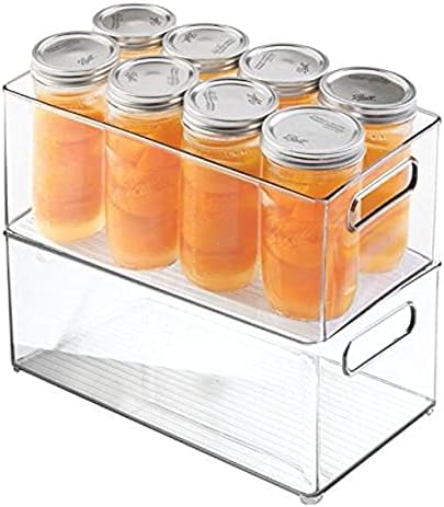 Lifetime Appliance Parts UPGRADED Clear Organizer Storage Bin with Handle Compatible with Kitchen I Best Compatible with Refrigerators, Cabinets &...