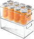 Lifetime Appliance Parts UPGRADED Clear Organizer Storage Bin with Handle Compatible with Kitchen I Best Compatible with Refrigerators, Cabinets &...