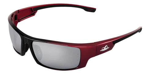 Bullhead Safety Eyewear Dorado Safety Glasses with Dual Lenses, ANSI Z87+, Anti-Scratch Coating and UV Light Protection, Silver Mirror Lenses, Two...
