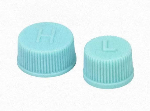 2PCS High+Low Pressure Seal Cap - Replacement Valve Caps for Car Air Conditioning - R134a R12 Refrigeration AC Charging Port Dust Cover......