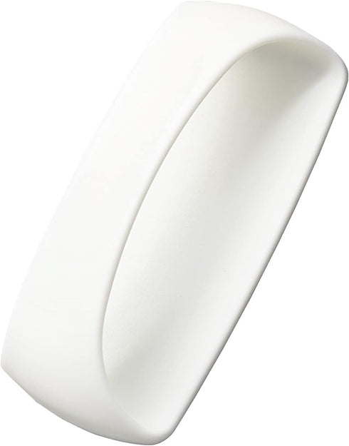 6 Pcs White Self-Stick Instant Cabinet Drawer Handle Multipurpose Cabinet Knobs Push Pull Helper with Adhesive Auxiliary Sliding Door Window Handl...