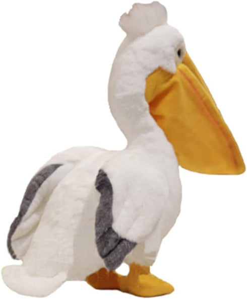Cute Life Like Pelican Bird Stuffed Animal Plush Toy Simulation Nature Bird Doll Children Birthday Gift 16in...