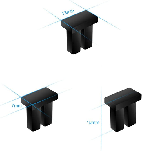 SFP SFP+ Ethernet Dust Cover Fiber Optic Port Plug Dust Caps for LC Duplex Port, Black Silicone, 20pcs...