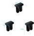 SFP SFP+ Ethernet Dust Cover Fiber Optic Port Plug Dust Caps for LC Duplex Port, Black Silicone, 20pcs...
