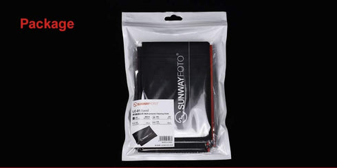 5 x Sunwayfoto LC-01 Lens Filter Cleaning Cloth 16" x 12" Black Cotton Clean Sunway...