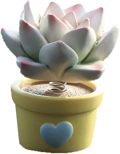 Succulent Pots,Zcargel Car Succulents Potted Decoration Cute Resin Ornaments Car Shaking Head Toy Car Dashboard Decoration for Home, Office and Ga...