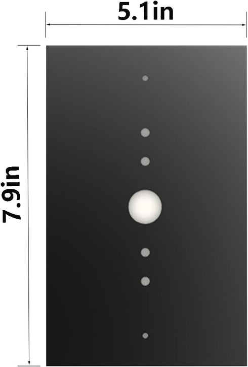 6-in-1RGB Outdoor Wall Light Modern Wall Light with Music Rhythm LED Wall Light Outdoor Wall Sconce Outdoor bar Led Lights Corner Lighting and Ind...