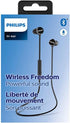PHILIPS UN102 Upbeat in-ear Wireless Bluetooth with Microphone, Around The Neck, in-Ear Bluetooth, Magnetic Earbuds, 7hr playtime, (TAUN102) Black...
