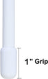 17 Inches Long White PVC Blind Tilt Wand with Hook and Handle(Hook Size is 0.15")...