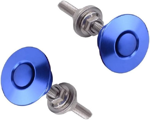 2Pack Quick Release Latch Lock Clip Push Button Bonnet Kit 1.25in/32mm Diameter Universal Aluminum Alloy Quick Latch Lock for Auto Car Bumper Lice...
