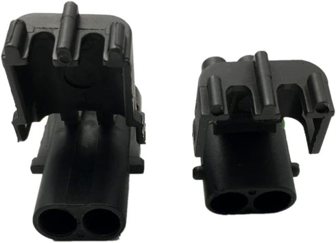 10 PACK 14-16 AWG Gauge 2 Pin Position Terminal Weather Pack WeatherPack Connector Male Female Set Weather Proof 10 COMPLETE KITS...
