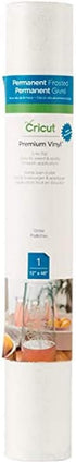 Cricut Premium Permanent Vinyl, Frosted Glitter - 4ft Roll (12'x48') - Compatible with Maker & Explore Machines, Long Lasting, UV & Water-Resistan...