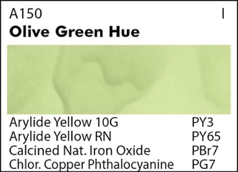 Grumbacher Academy Watercolor Paint, 7.5ml/0.25 Ounce, Olive Green Hue (A150)...