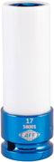 AFF Mag Wheel Power Sockets, 1/2" Drive, 17mm, Chrome Molybdenum Steel, Plastic Sleeve and Inner Cap, 58001...