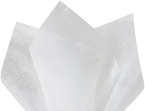 White Non-Woven Tissue Sheets 10 Sheet Pack ~ 20"x26" SheetsUse for Flower Wrapper, Bouquet...
