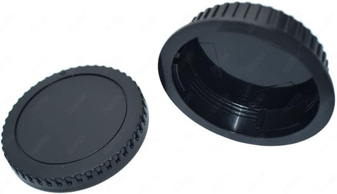 Front Body Cap and Rear Lens Cap Cover for Canon EOS EF/EF-S Lens for Rebel T7 T6 T5 T8i T7i T6i SL3 SL2 T6S,5D Mark IV/III/II, 6D Mark II/I, EOS ...