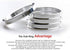 DCVAMOUS Alloy Aluminum Wheel Hub Centric Rings 67.1 to 60.1 - Set of 4 Hubcentric Rings - Performance Spigot Hubrings for 60.1mm Vehicle Hub with...