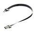 xiwai 1.0M USB 2.0 Type-A Male to Micro USB 5Pin Male Data Flat Slim FPC Cable for FPV & Disk & Phone...
