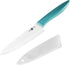 Ceramic Chef Knife 6-Inch Ceramic Kitchen Knife Chef's Knife with Sheath Cover Sharp Shatter proof Ceramic Blade Edge, Ideal for Cutting Meats Fru...