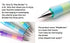 Mechanical Pencil Dr. Grip CL Play Boader 0.3mm Pastel Color Body 3 Packs With Kanji LOVE Sticker, Pastel yellow, Pastel pink, Pastel blue, 0.55 x...