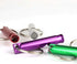 Set of 12 Extra Loud Whistles for Camping Hiking Hunting Outdoors Sports and Emergency Situations, Sturdy but Light Aluminium Key Chain Signals...