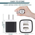Wall Charger, 5Pack 5V/2.1AMP AILKIN Dual-Port USB Wall Charger Home Travel Plug Power Adapter for iPhone 14/13 Pro Max/12/SE/11Pro Max/XS/XR/8/7/...