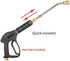 Pressure Washer Gutter Cleaner Attachment, 7 Inch Power Washer Extension Wand, 30 Degree Curved Rod, 1/4 Inch Quick Connect...