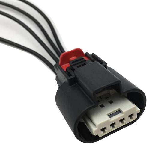 4 Way MX 150 Connector Pigtail Compatible with Chevrolet Cadillac GM Ignition Coils, Index Keyway CONN-86280 19301722...