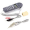 Telephone Phone Line Network Cable Tester Butt Test Tester Lineman Tool Cable Set with Connectors...