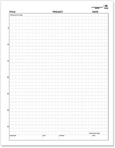 BookFactory Student Chemistry Carbonless Lab Notebook (Scientific Ruled Format) 75 Sets of 8.5" X 11" Pages - 150 Sheets Total - Duplicator [Wire-...