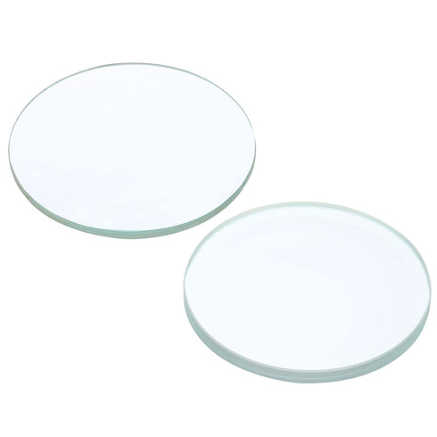 PATIKIL 0.8" 1" (200mm 300mm) Focal Length Double Convex and Concave Lens Set, Glass Optically Polished Round Edges Lens for Physics Experiment Cl...