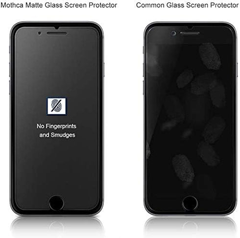 Mothca 2 Pack Matte Glass Screen Protector for iPhone 8 7 6s 6 Anti-Glare & Anti-Fingerprint 9H HD Clear Tempered Glass Film Smooth as Silk (Not f...
