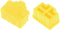 uxcell 20pcs RJ45 Silicone Protectors Ethernet Hub Port Anti Dust Cap Cover, Yellow...