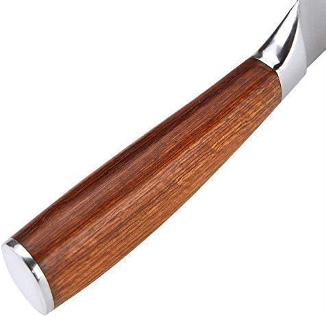 TONIFE 8-Inch Chef Knife with 7Cr17MoV High Carbon Stainless Steel Kitchen Knife with Natural Rosewood Handle...