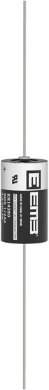 EEMB ER14250 1/2AA 3.6V Lithium Battery with AX Solder Tabs Li-SOCL? Non-Rechargeable Battery XL-050F SB-AA02 LS14250 TL-5902 TL-2150 for Slot Mac...