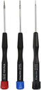 Set of 3 Pentalobe Screwdrivers, Uacen 5 Point 0.8 1.2 1.5 Precision Screwdriver Set or P2 P5 P6 or TS1 TS4 TS5 for Apple iPhone Macbook Pro Air R...