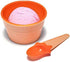 Dessert Bowls, 4 Pack Ice Cream Bowl Spoon Set, Frozen Yogurt Cups with Spoons Durable Plastic Candy Color Lovely Dessert Bowl DIY Ice Cream Tools...