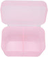 Dioche 2 Grids Nail Storage Box Nail Polish Remover Pad Storage Container Cosmetic Storage Box Organizer Holder Cotton Film Box for Nail Tools, Co...