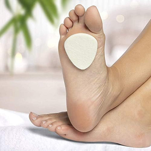 18-Pack Ball of Foot Cushions - Metatarsal Pads for Pain Relief Forefoot, 1/4" Thick Felt Foot Pads for Women & Men Plantar Fasciitis Neuroma...