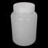 Bettomshin 1Pcs 500ml PE Plastic(Food Grade) Bottles, Wide Mouth Lab Reagent Bottle, Liquid/Solid Sample Seal Sample Storage Container with Gradua...