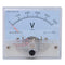 Square Analog Volt Pointer Needle Panel Meter AC Pointer Voltmeter 0-500V Scale Range Voltage Test Meter Detector Panel Meters...