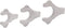 SharkBite 1/2, 3/4, 1 Inch PVC Disconnect Clip Set for Push to Connect Brass Plumbing Fittings, PVC IPS (Iron Pipe Size), UIP716A...