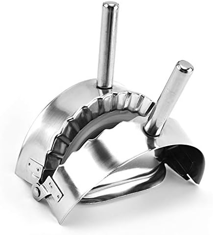 Stainless Steel Ravioli Mold Big Dumpling Press Maker Wonton Wrapper Pierogie Pie Crimper Pastry Dough Press Cutter,Goya Empanada Press Mold,Ravio...