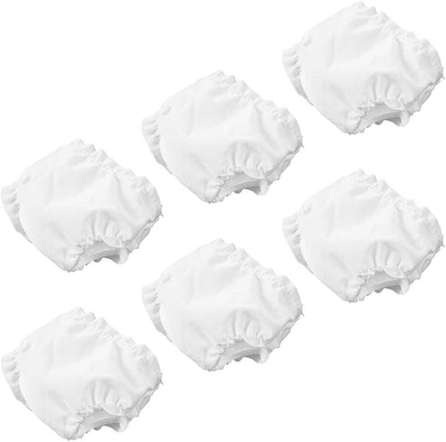 NUOBESTY White Doll Diapers Baby Doll Underwear for Baby Adjustable Doll Underpants Doll Diapers Reusable 6pcs...