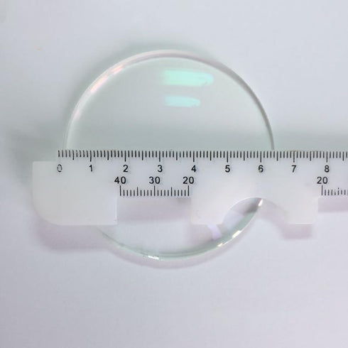 4 Pack Pd Ruler Pupil Measurement Tool, Pupil Ruler Printed 2 Sides for Left-Hand or Right-Hand Plastic Use, Pupillometers for Measuring Pupillary...
